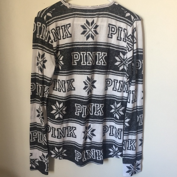 PINK Long Sleeve Sleepwear Top - Picture 2 of 3